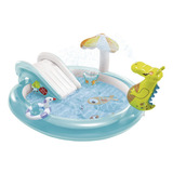 Piscina Inflável 160l Playground Jacaré Intex