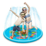 Piscina Inflável Bebês Chafariz Tapete Pulverizador De Água