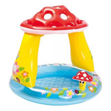 Piscina Inflável Bebês Infantil Cobertura Cogumelo - Intex