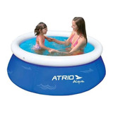 Piscina Inflável Circular 1000 Lts Atrio Compacta Portátil