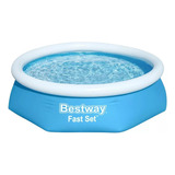 Piscina Inflável Fast Set 1.880l 2,44m X 61cm Bestway 57448
