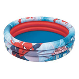 Piscina Inflável Mor Homem-aranha 200 Litros 3 Anéis Cor Multicolor