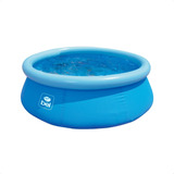 Piscina Inflável Redonda 1000 Litros Bel Azul C/ Kit Reparo 