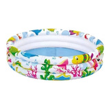 Piscina Inflável Redonda Fundo Do Mar Summer Fun 180l Oferta