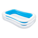 Piscina Inflável Retangular Familiar Azul 770