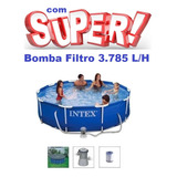 Piscina Intex 4485 Litros Bomba Filtro