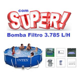 Piscina Intex 4485 Lts Bomba Filtro