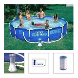 Piscina Intex 6503 Litros Estrutural Bomba Filtro 110v Smsc