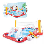 Piscina Playground Esporte Futebol Volei Beisebol 470l Intex