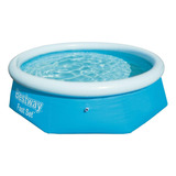 Piscina Redonda Inflável 2.300 Litros Familia Lazer Bestway Cor Azul