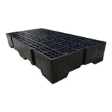 Piso Estrado Plástico Alto Palete Pallet Reforçado 82x41x13