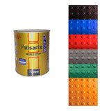 Piso Tátil Alerta 25x25cm Pvc Kit 20pçs + 2 Cola 750g 