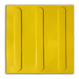 Piso Tátil Alerta Direcional 10pçs Borracha Pvc 25x25 Cores