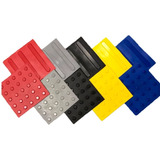 Piso Tatil Alerta E Direcional - Pvc 25 X 25cm Kit 100 Pç