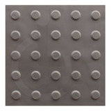 Piso Tátil Alerta E Direcional 25x25 Pvc Borracha Kit 10 Pçs