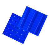 Piso Tátil Alerta E Direcional Pvc 25x25 80 Peças