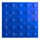 Piso Tatil Alerta Pvc 25x25cm Kit Com 10pç Azul