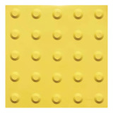 Piso Tatil Alerta Pvc Amarelo Placa 25x25 Caixa Com 10 Peças