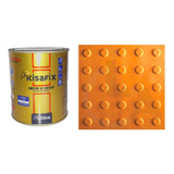 Piso Tátil Pvc Alerta 25x25cm Kit 20pçs + 2 Cola 750g