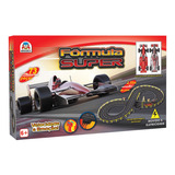 Pista Autorama Elétrico Infantil Formula Super Com 2 Carros