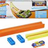 Pista Basica Hotwheels Builder Com Carrinho Gvg13 Mattel