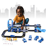 Pista De Carrinhos Policial Brinquedo Infantil Corrida