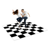 Pista De Dança Personalizado Xadrez 3,0 X 3,0m