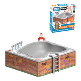 Pista De Skate De Dedo Rampa Bowl + Suporte Fingerboard 