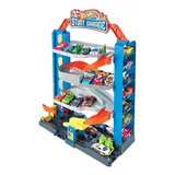 Pista E Veículo Hot Wheels City Garagem Elevador Original