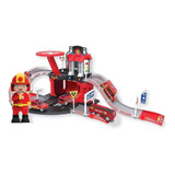 Pista Express Wheels Garagem Bombeiros Multikids Br1238