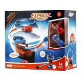 Pista Express Wheels Super Globo Com 2 Carrinhos Multilaser