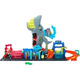 Pista Hot Wheels Mega Lava Rapido Do Tubarão City - Mattel