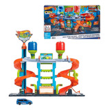 Pista Hotwheels Lava Rápido Mega Torre City Com Carrinho