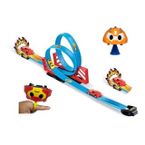 Pista Infantil Duplo Looping Com Giro Car Combate Com Nota