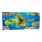 Pista Lançador Dino C/ Carrinho Brilha No Escuro - Art Toys
