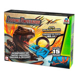 Pista Looping Dinossauro Ataque T-rex 1,85m Carrinho Fricção