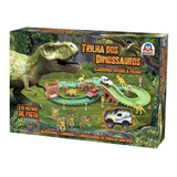 Pista Trilha Parque Dos Dinossauros A Pilha - Braskit 7400