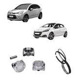 Pistão E Anéis 0,50 Peugeot 208 Citroen C3 1.2 12v Flex 
