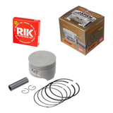 Pistão Kmp Anel Rik Crf 230 2.50mm Kit Premium Crf230