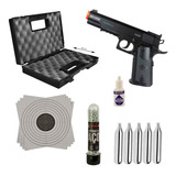 Pistola- Airgun Colt 1911 Gnbb Polímero 4.5mm Co2+caserigida
