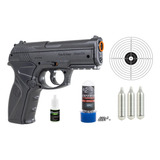 Pistola Airgun Pressão C11 Co2 Esfera Aço 4.5mm Wingun Rossi