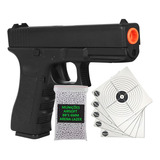 Pistola Airsoft 6mm Spring Glock Full