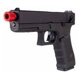 Pistola Airsoft Gbb Green Gás Glock R18 Slide Metal Rossi