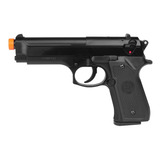 Pistola Airsoft Kwc M92 6mm Alvo + 3x Bbs + Case