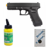 Pistola Airsoft Metal Mola Vg Gk-v20 Spring 6mm + 2000 Bbs