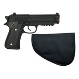 Pistola Airsoft Metal Spring Taurus Pt92 V22 + Capa Forrada