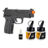 Pistola Airsoft Spring P226 Sig Sauer Vigor + 2000 Bb + Óleo