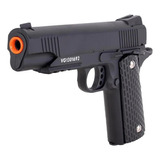 Pistola Airsoft Vg 1911-v13 Bk Full Metal Mola 6mm