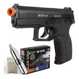 Pistola Airsoft Wingun Cz300 W129 Blowback Slide Metal 6mm