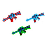 Pistola Arma Tipo Minicraft Som E Luz Pronta Entrega Meninos